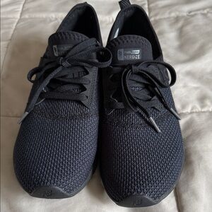 New Balance Women's Black Knit Sneakers